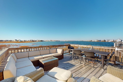 Plum Island Getaway:  fishing, swimming, beachcombing or relaxing on the deck