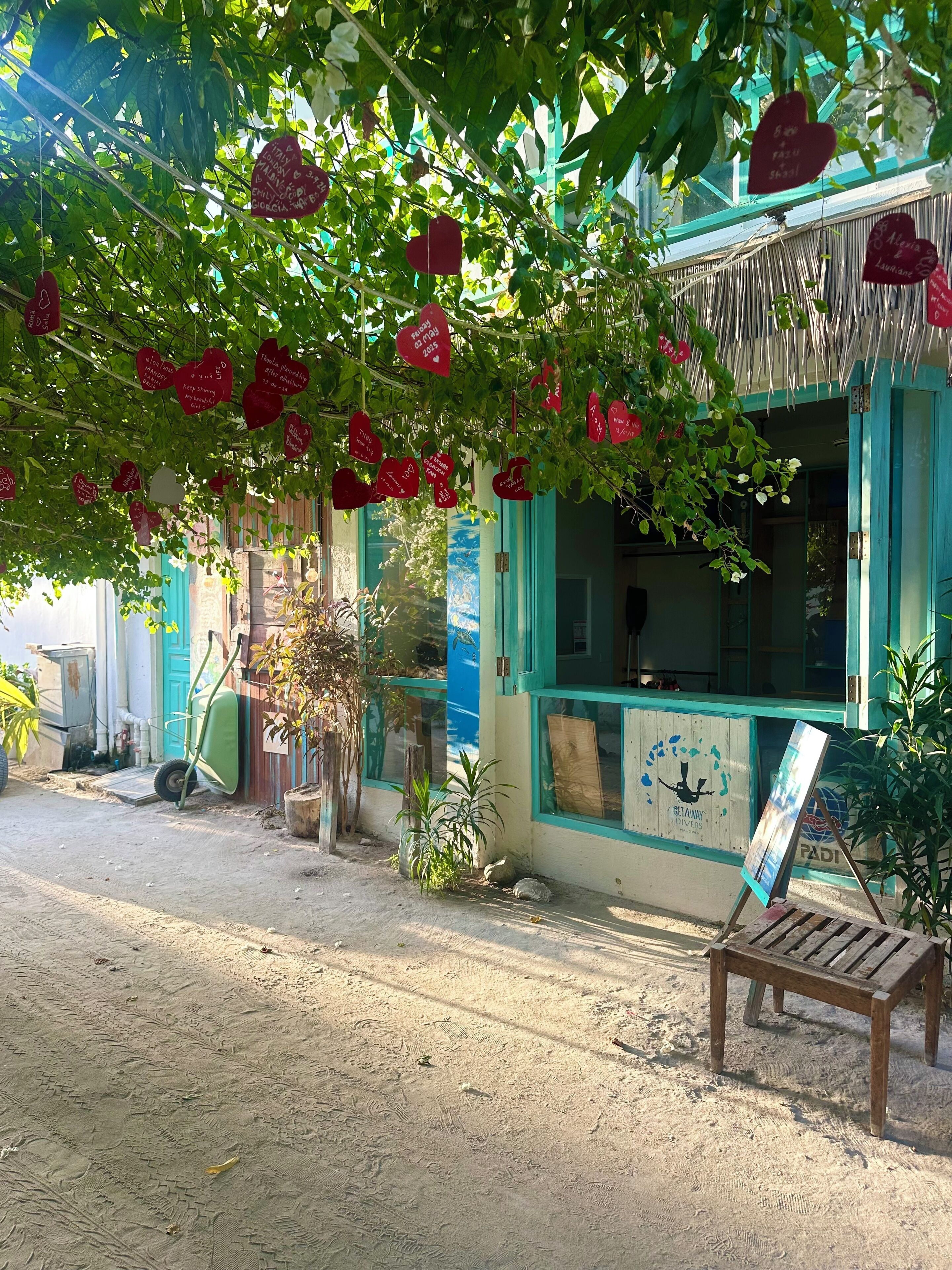 Façade de l’hébergement