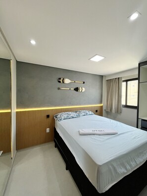 1 bedroom, free WiFi, bed sheets - Bela Vista Ap 102C 10 minutes from the natural pools of Porto de Galinhas.  (Porto de Galinhas Ipojuca)