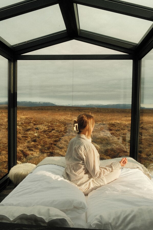 1 bedroom, laptop workspace, free WiFi - Tiny Glass Lodge (Selfoss)