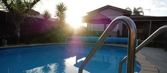 Fabulous large studio with pool & bbq