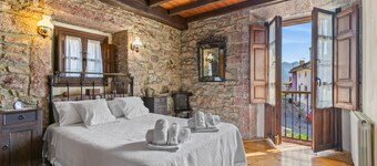 Appartement 'La Breval' avec vue sur montagne, terrasse privée et jardin privé