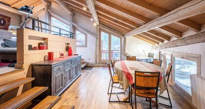 Appartement "Le Galetas" avec vue sur les montagnes et Wi-Fi