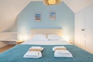 4 soverom, strykejern/-brett, wi-fi (inkludert) og sengetøy