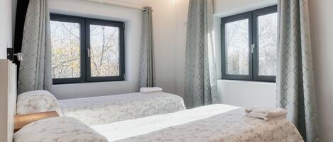 2 bedrooms, iron/ironing board, free WiFi, bed sheets