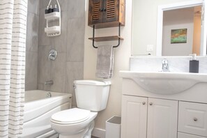 Hair dryer, towels