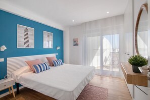2 bedrooms, iron/ironing board, free WiFi, bed sheets - Apartment 'Varanda Do Sol' with Sea View, Wi-Fi and Air Conditioning (Monte Gordo)