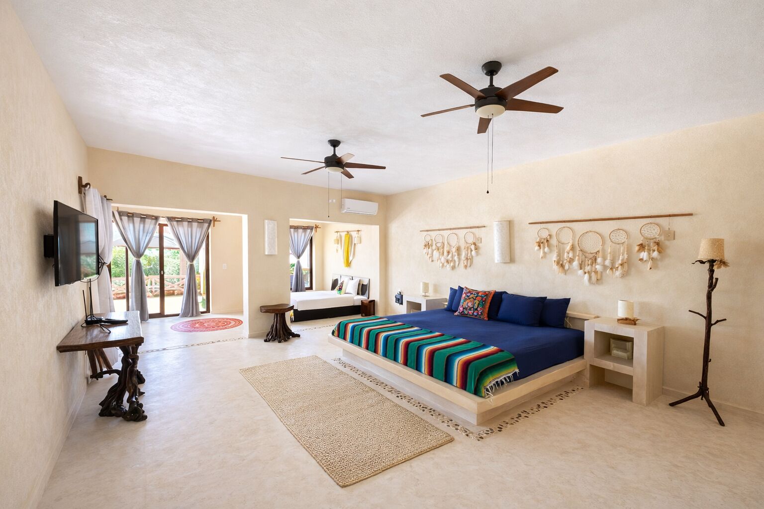 6 bedrooms, in-room safe, iron/ironing board, free WiFi