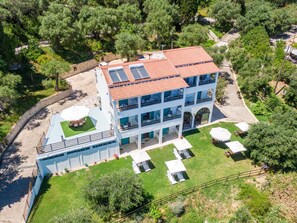 Exterior - Room 'Sea View 1' with Private Terrace, Wi-Fi and Air Conditioning (Corfu)