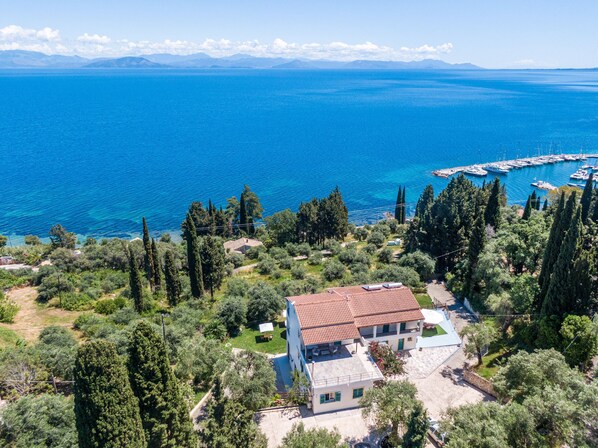 Exterior - Room 'Sea View 3' with Private Terrace, Wi-Fi and Air Conditioning (Corfu)