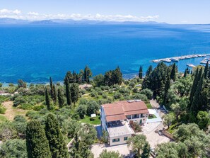 Exterior - Room 'Sea View 3' with Private Terrace, Wi-Fi and Air Conditioning (Corfu)