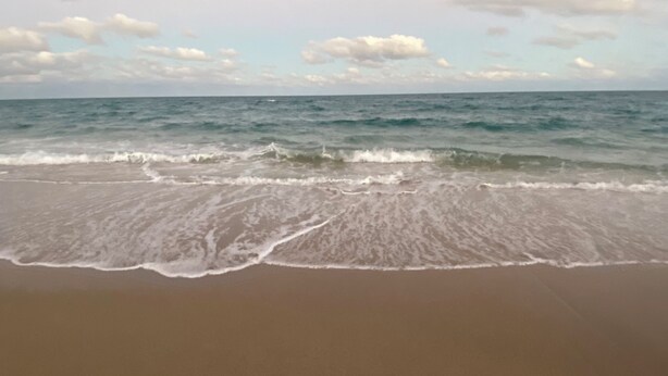 A beach with waves approaching the shore. - Guest Suite East Boca! Near Beach & Restaurants! Near FAU! Close to I-95! (Boca Raton)