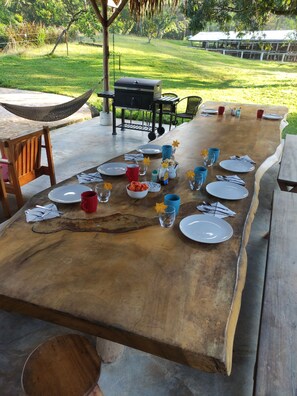 Outdoor dining