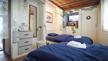 1 chambre, fer et planche à repasser, Wi-Fi, draps fournis