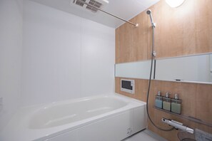 Free toiletries, hair dryer, slippers, towels