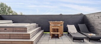 Beautiful home in Otterup with sauna