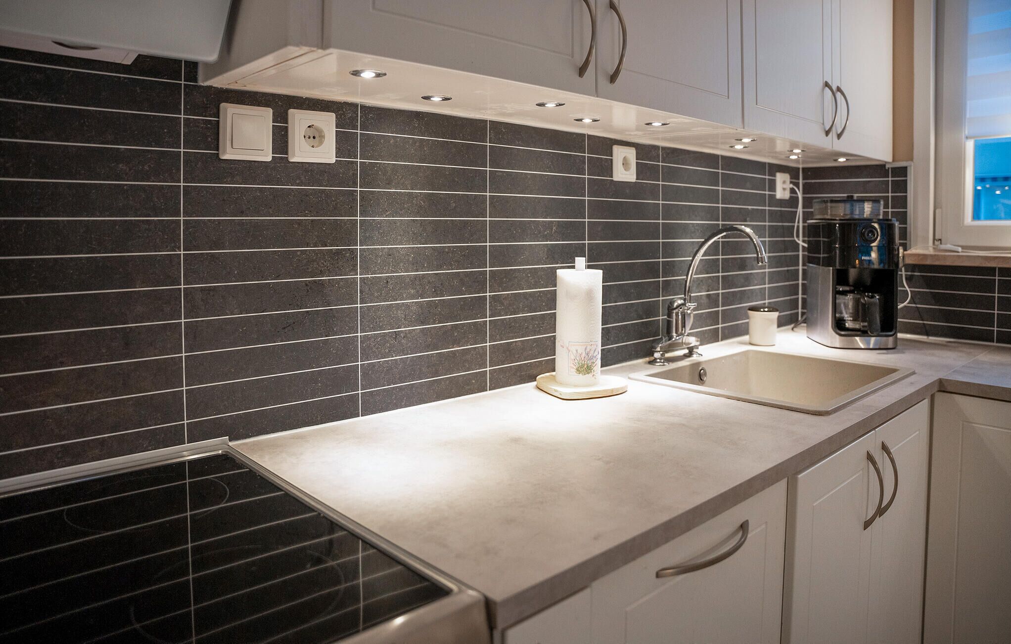 Kühlschrank, Herdplatte, Geschirrspüler