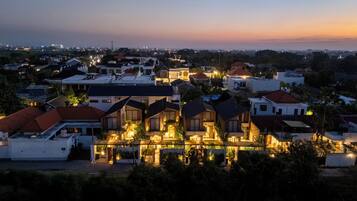 Front of property – evening/night