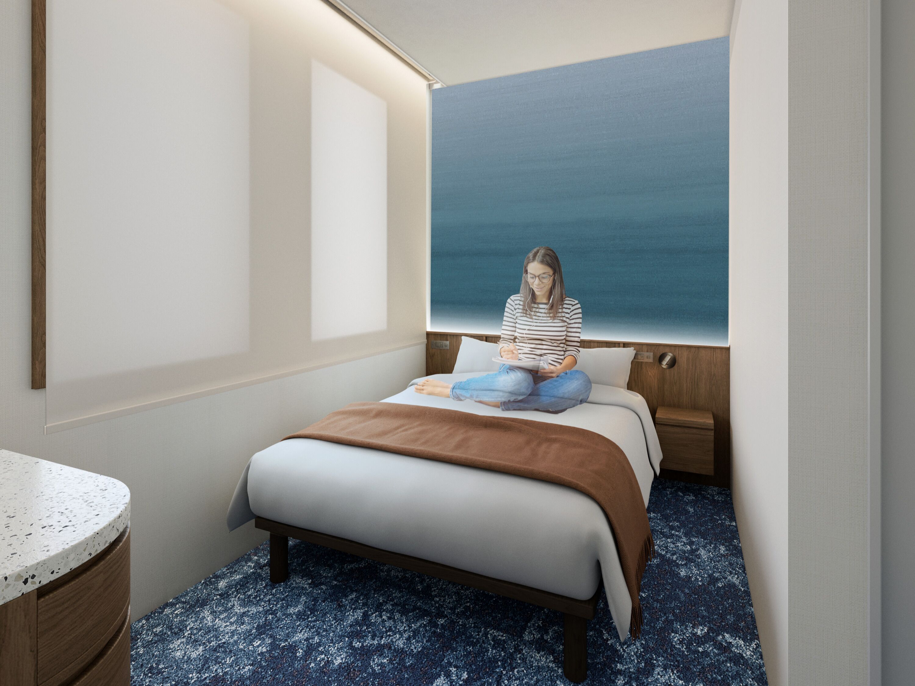 Chăn bông, két bảo mật tại phòng, truy cập Internet không dây miễn phí 