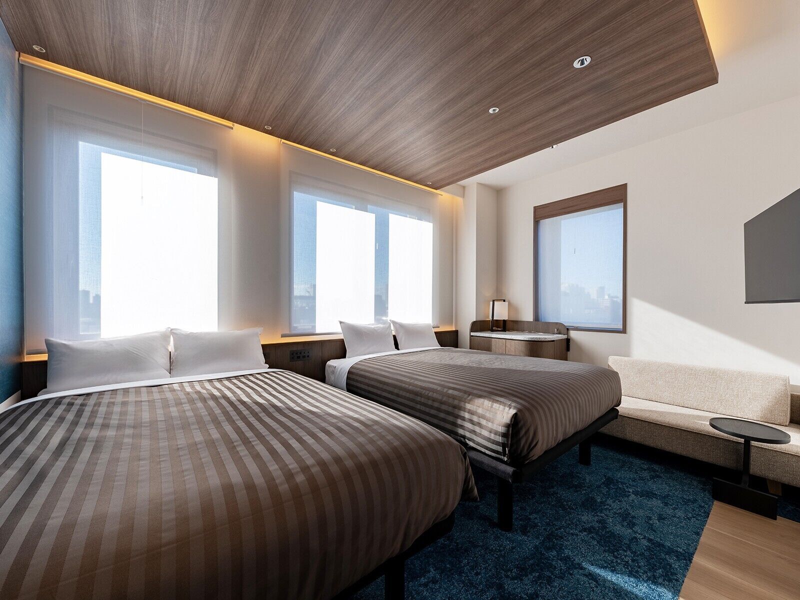 Executive floor Standard Twin Room, Non-smoking | Down comforters, in-room safe, free WiFi, bed sheets