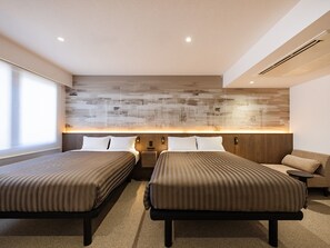 Premium Floor Superior Twin Room, Non-smoking | Down comforters, in-room safe, free WiFi, bed sheets - The OneFive Tokyo Kameido (Tokyo)