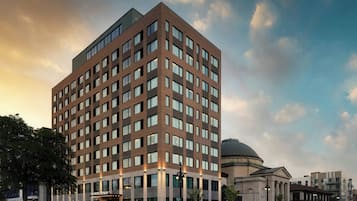 Blick von der Unterkunft