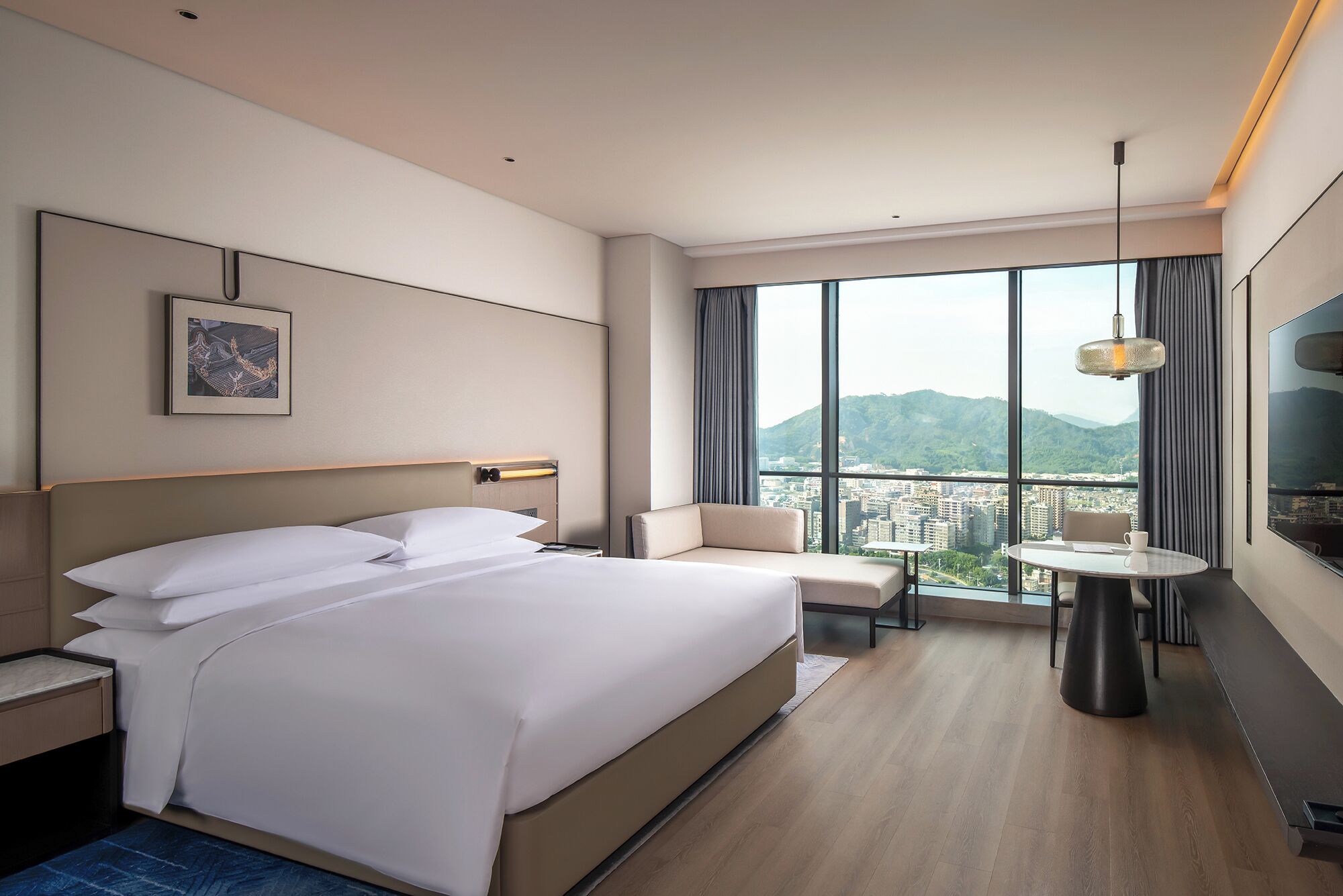 In-room safe, blackout curtains, iron/ironing board