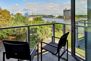 In-room safe, desk, laptop workspace, blackout curtains