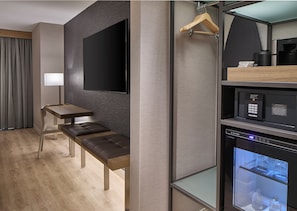 In-room safe, desk, laptop workspace, blackout drapes
