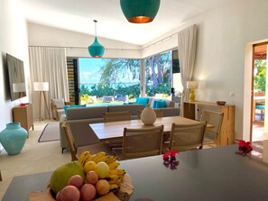 Villa Luxe, piscine privée, vue plage | Coin séjour