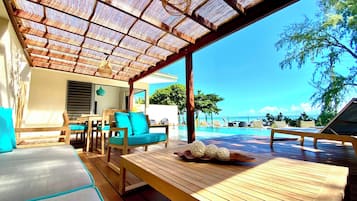 Luxury Villa, Private Pool, Beach View | Beach/ocean view