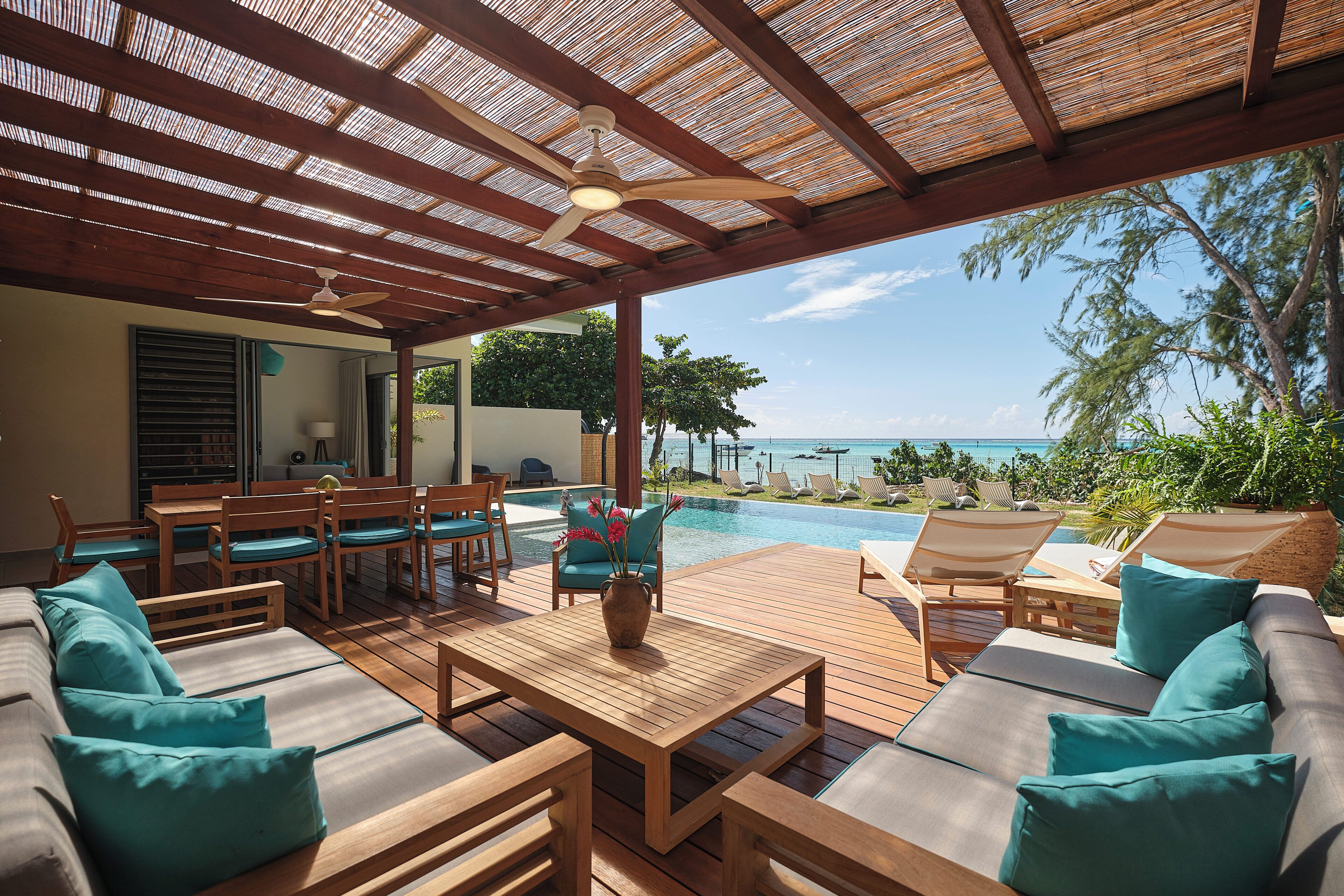 Villa Luxe, piscine privée, vue plage | Coffres-forts dans les chambres