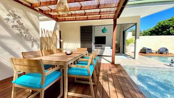 Villa Luxe, piscine privée, vue plage | Terrasse/Patio