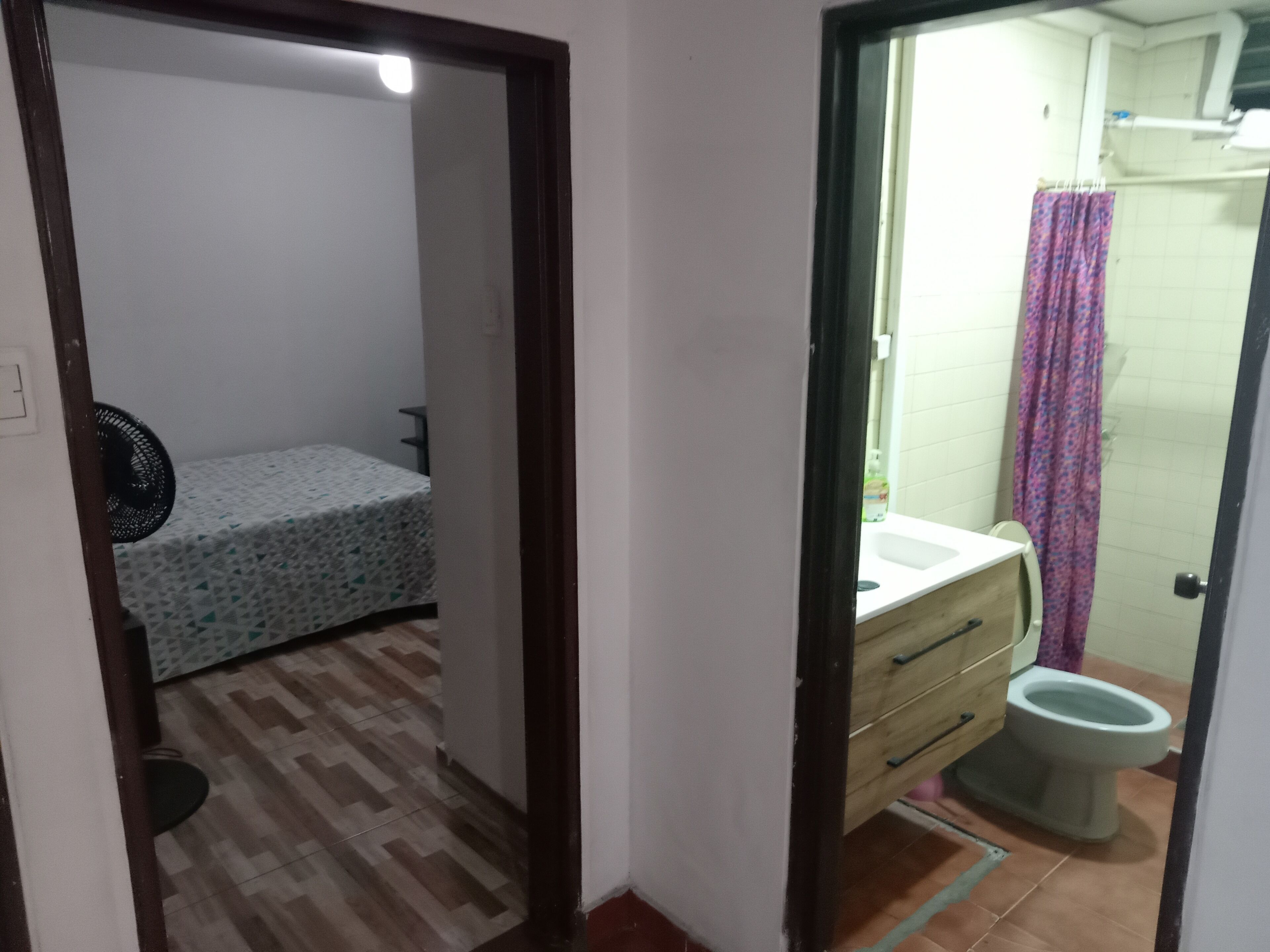 Economy Double Room, City View | Bathroom