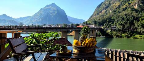 Vue depuis l’hébergement