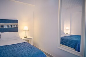 2 dormitorios, tabla de planchar con plancha, wifi gratis y ropa de cama