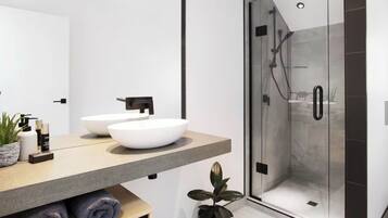 Apartment, Patio, Mountain View | Bathroom