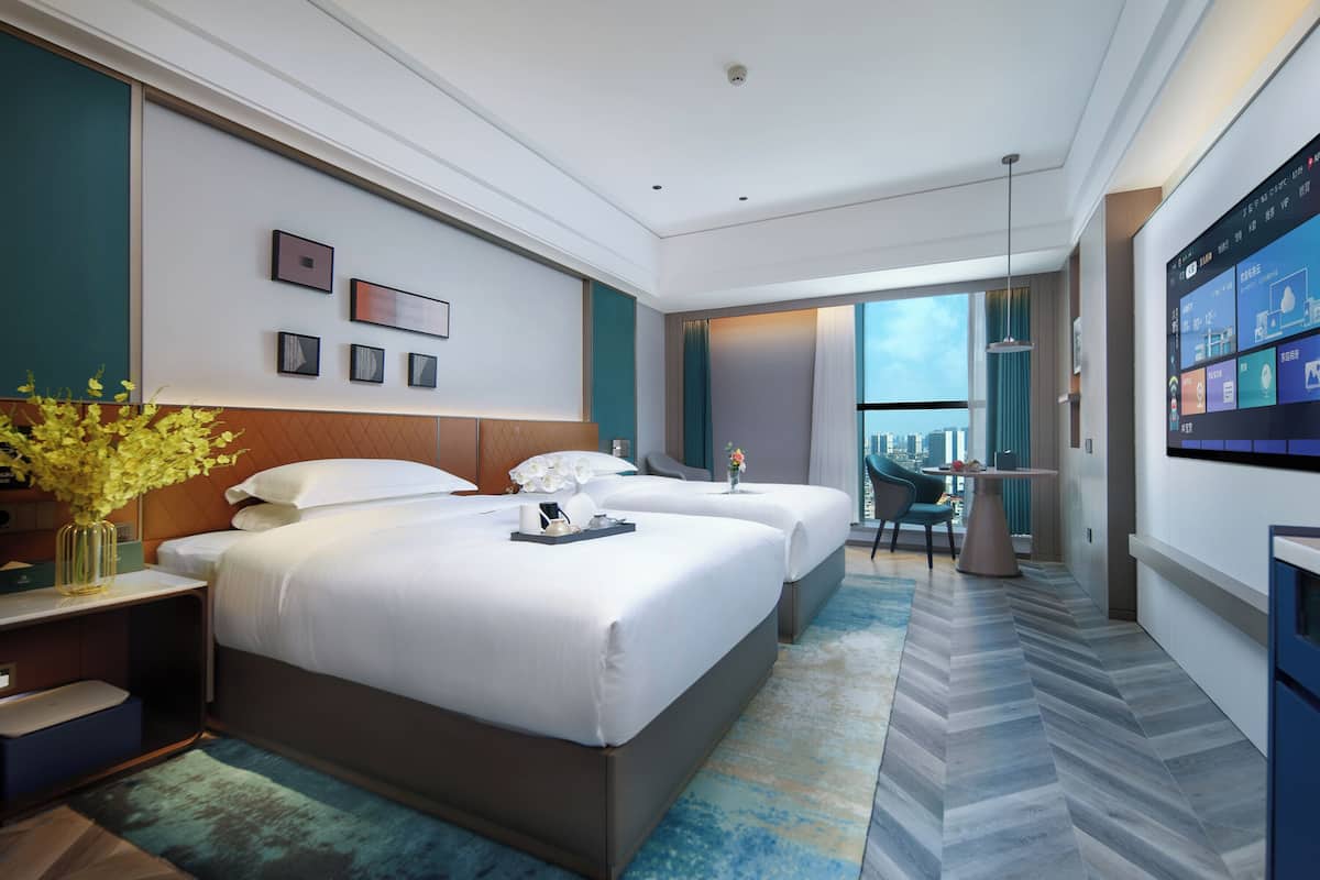 City Twin Room, City View (Free shuttle bus services will be provided during Canton Fair) | View from room