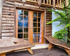 豪華單棟小屋, 湖景 | 露台/庭院