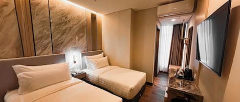 Deluxe kamer, 1 twee- of 2 eenpersoonsbedden | Gratis wifi