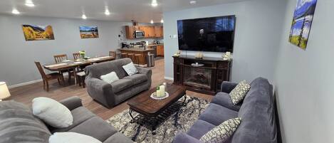 Smart TV, chimenea