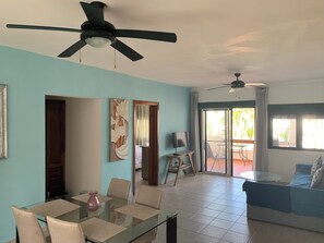 Interior - 2-bedroom OCEAN VIEW apartment in STANZA MARE. Huge pool ,beach access. (Playa El Cortecito, Bavaro)