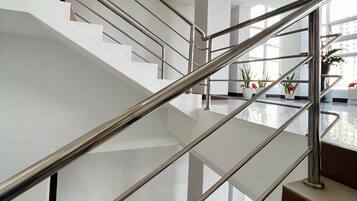 Handrails in stairways
