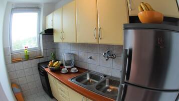 Apartment (Two Bedroom Apartment with Terrace an) | Private kitchen | Fridge