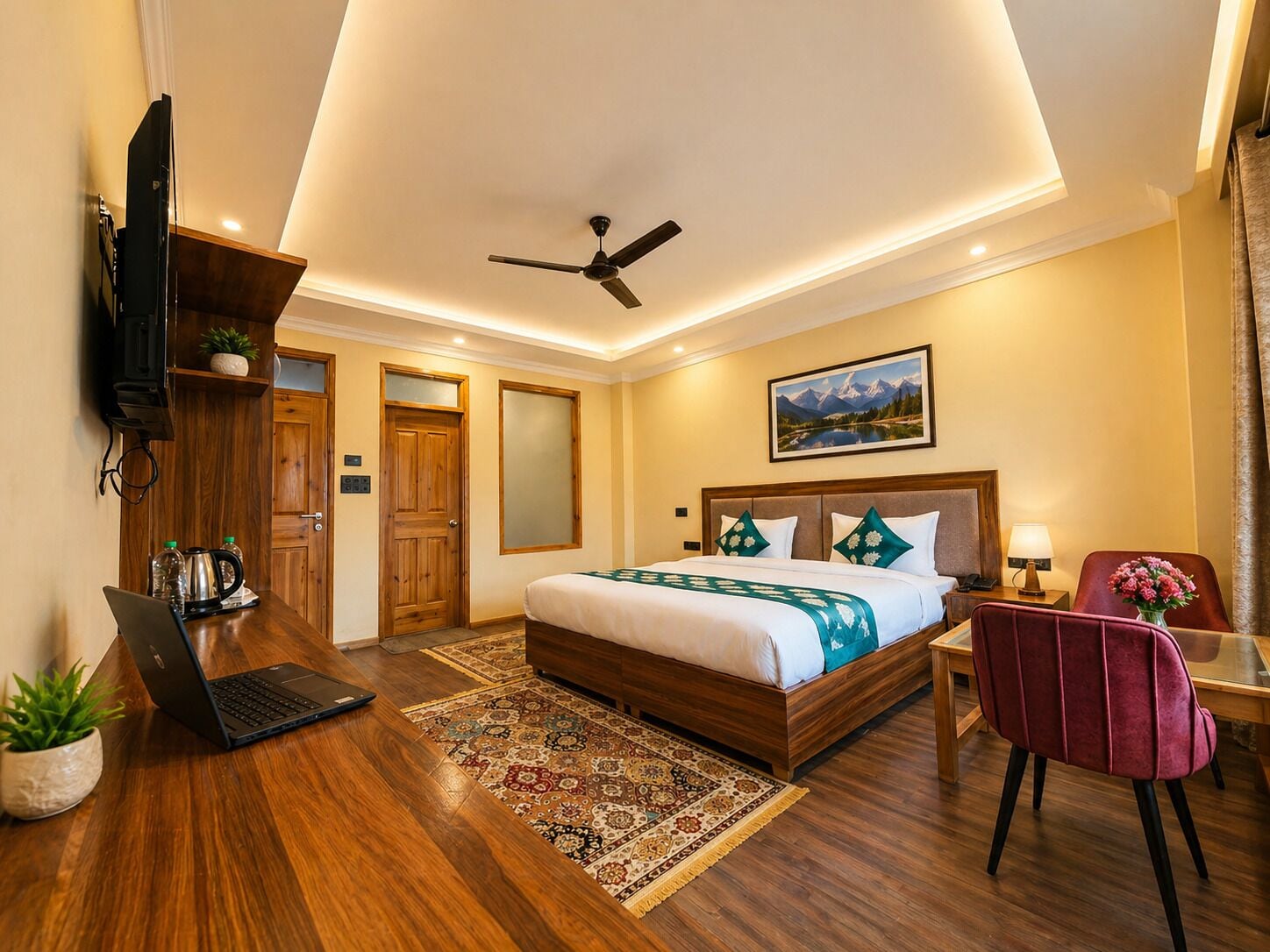 Premium-Zimmer, Balkon, Bergblick