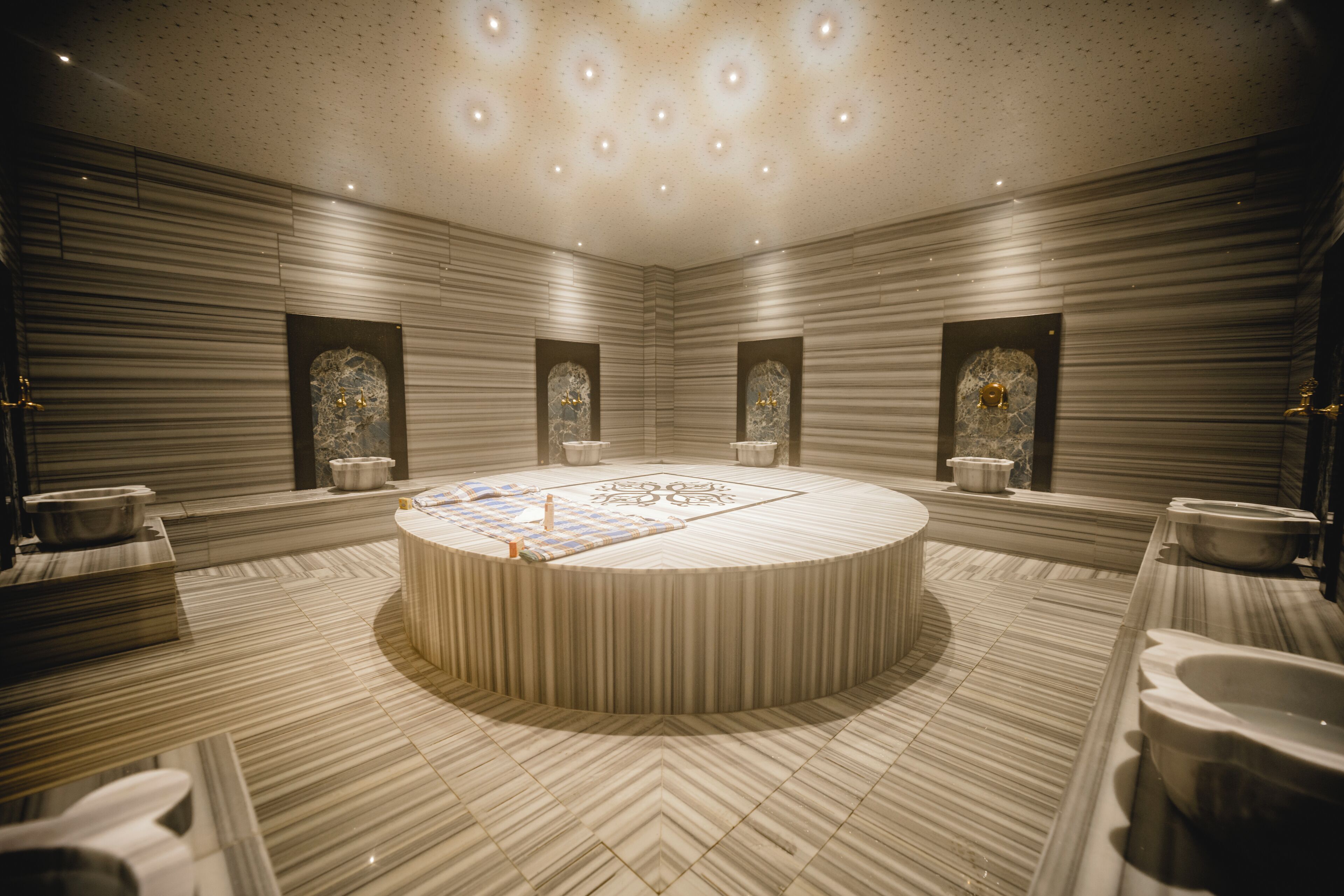 Espace de soins pour les couples, sauna, hammam