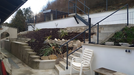 Property grounds. Holiday Home 'Ferienhaus Kesper' with Mountain View, Private Terrace & Wi-Fi