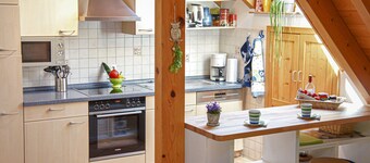 Farmhouse 'Weißtanne' with Mountain View, Private Terrace and Wi-Fi