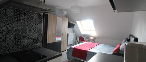 1 makuuhuone, silitysrauta/-lauta, Wi-Fi, vuodevaatteet