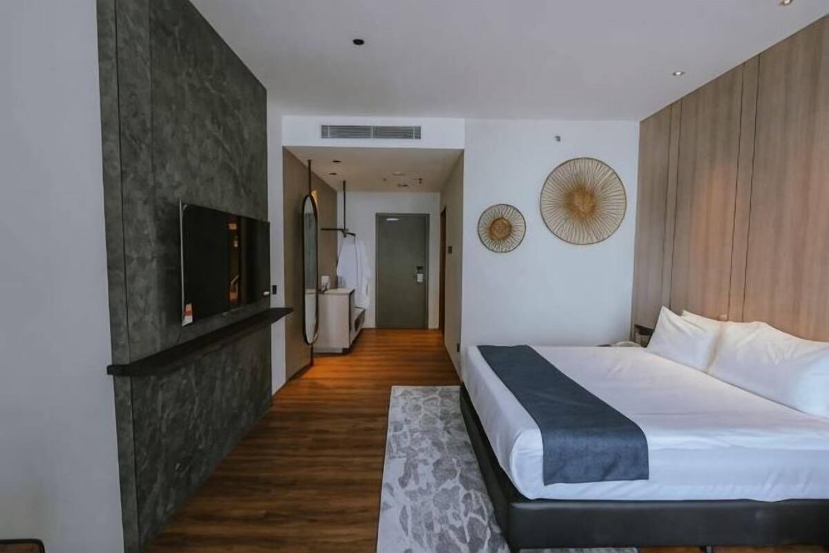 In-room safe, blackout drapes, iron/ironing board